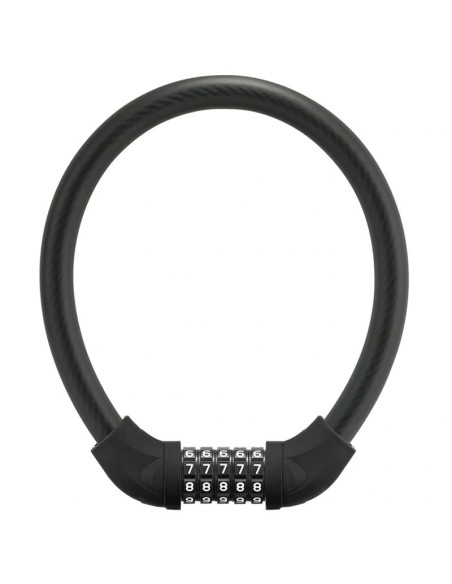 Zapięcie rowerowe rockbros rks570-rd – linka stalowa, szyfr