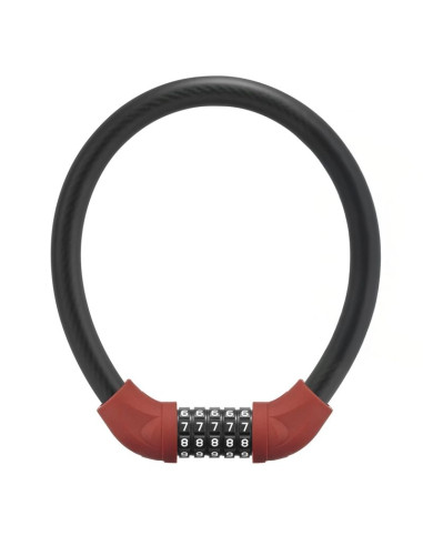 Zapięcie rowerowe rockbros rks570-rd – linka stalowa, szyfr