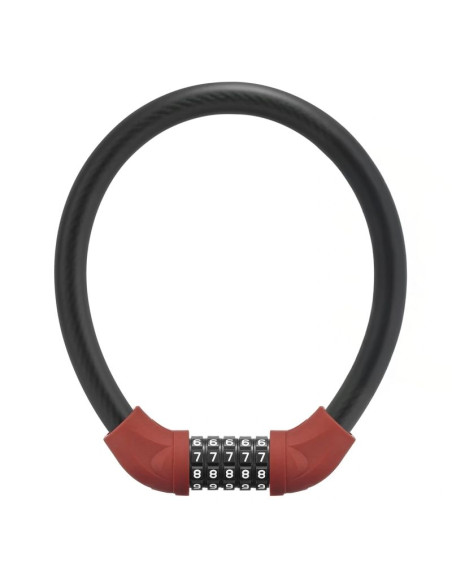 Zapięcie rowerowe rockbros rks570-rd – linka stalowa, szyfr