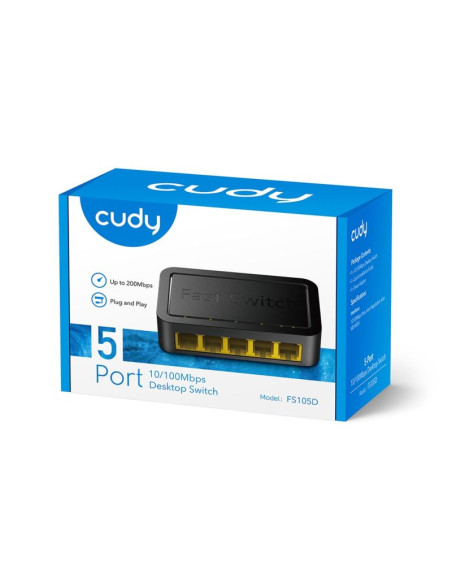 Switch cudy fs105d 5-port 10/100