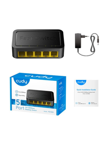 Switch cudy fs105d 5-port 10/100