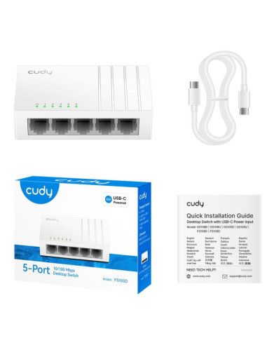 Switch cudy fs105d 5-port 10/100