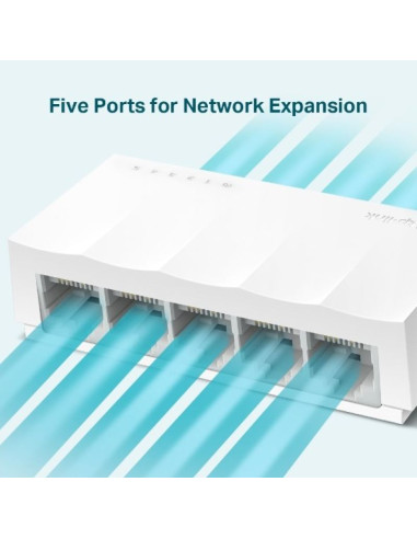 Switch tp-link litewave ls1005, 5 portów rj45 10/100 mb/s