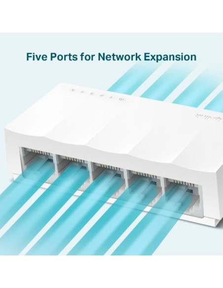 Switch tp-link litewave ls1005, 5 portów rj45 10/100 mb/s