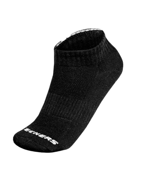 Skechers 3pk unisex terry qtr crew s111035-001 czarne 35-38