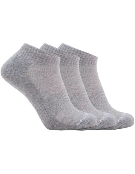 Skechers 3pk unisex terry qtr crew s111035-039 szare 35-38