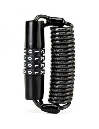 Zapięcie rowerowe rockbros t609 na szyfr 1,5m - czarne
