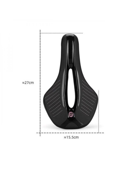 Siodełko rowerowe rockbros 38210005001 piankowe mtb - czarne