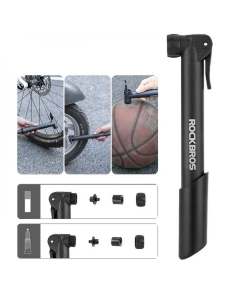 Pompka rowerowa rockbros 42520001001 - czarna