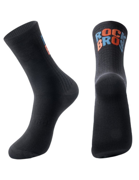 Rockbros skarpety sportowe czarne/napis m
