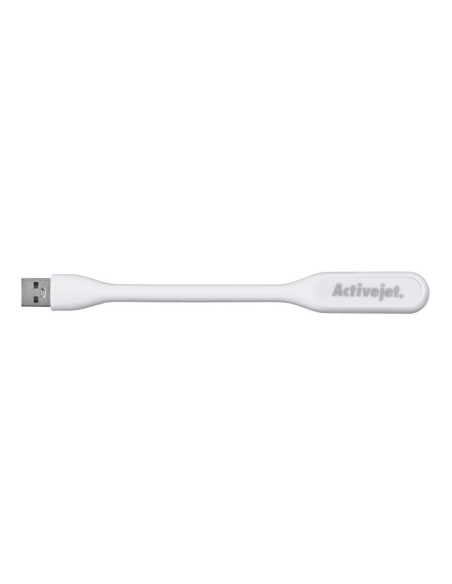 Activejet lampka do komputera czytania usb 5v biała