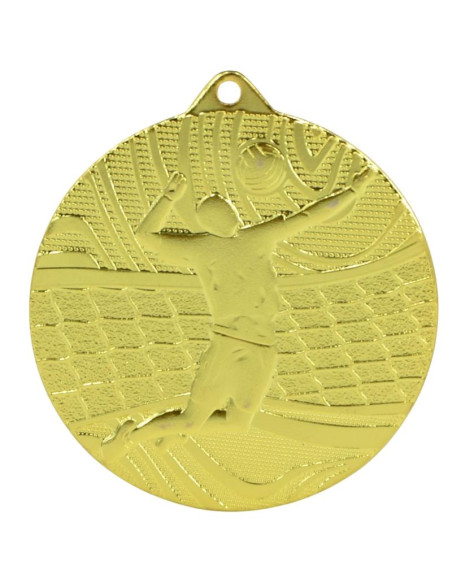 Medal złoty- piłka siatkowa - medal stalowy