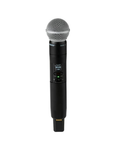 Shure slxd2+/58 -g65 - nadajnik "do ręki" z kapsułą sm58 (470-606 mhz)