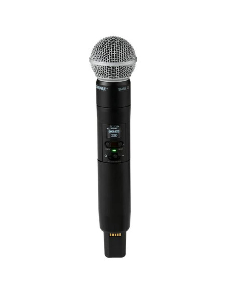 Shure slxd2+/58 -g65 - nadajnik "do ręki" z kapsułą sm58 (470-606 mhz)