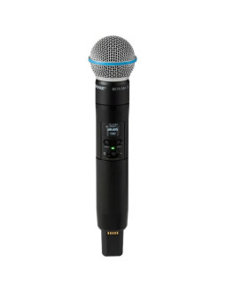 Shure slxd2+/b58 -g65 - nadajnik "do ręki" z kapsułą beta58 (470-606 mhz)