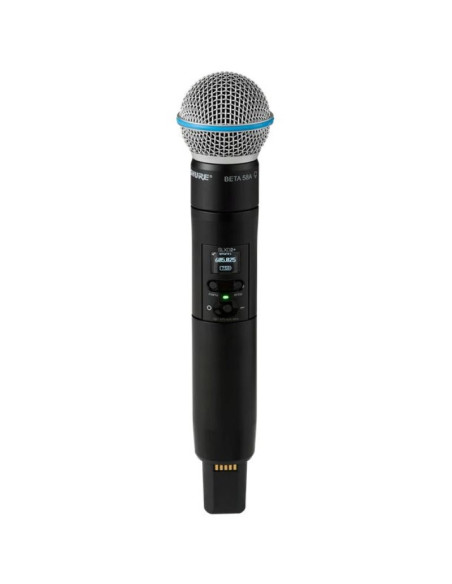 Shure slxd2+/b58 -g65 - nadajnik "do ręki" z kapsułą beta58 (470-606 mhz)