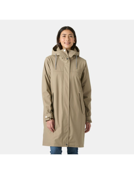 Helly hansen damski płaszcz w moss ins pu coat 54485 757