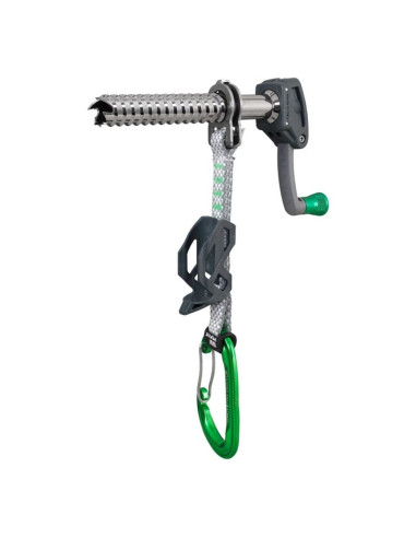 Śruba lodowa salewa quick ice screw 130 mm - green