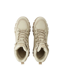 Lee cooper buty zimowe damskie beżowe botki ocieplane trzewiki 2