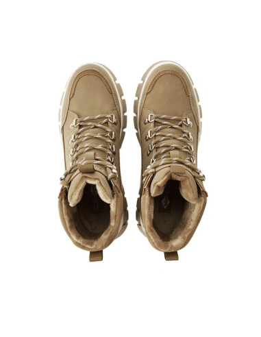 Lee cooper buty zimowe damskie brązowe botki ocieplane trzewiki
