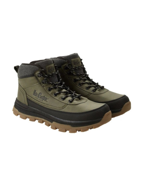 Lee cooper buty sportowe męskie zimowe trzewiki khaki ocieplane