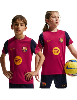 Koszulka dla dzieci nike fc barcelona strike bordowa ii3237 621 l