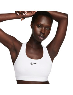 Stanik sportowy nike swoosh medium support biały dx6821 100 xl