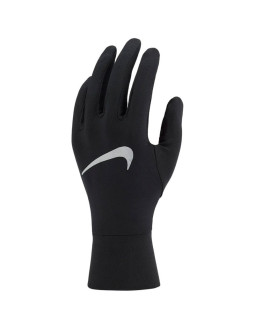 Rękawiczki damskie do biegania nike dri-fit accelerate czarne n1001585082 m