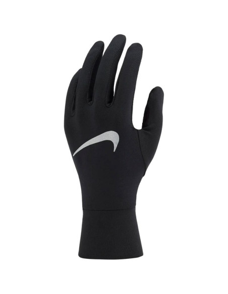 Rękawiczki damskie do biegania nike dri-fit accelerate czarne n1001585082 m