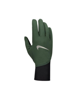 Rękawiczki do biegania męskie nike pacer midweight zielono-czarne n1010535313 l