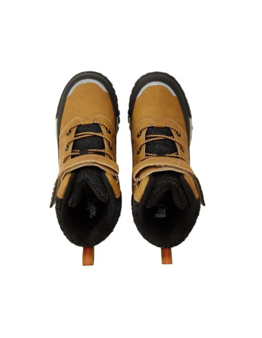 Lee cooper buty sportowe trzewiki brązowe za kostkę ocieplane na rzep