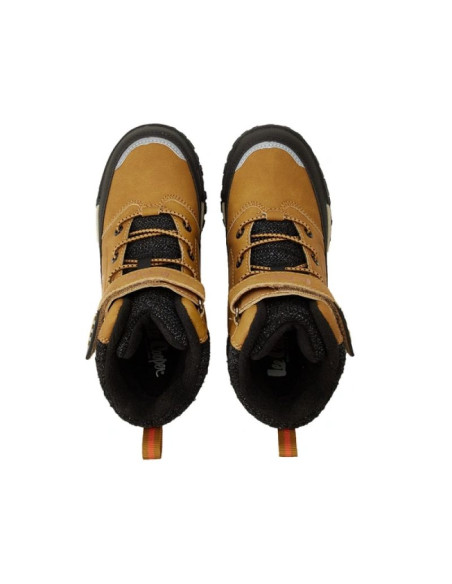 Lee cooper buty sportowe trzewiki brązowe za kostkę ocieplane na rzep