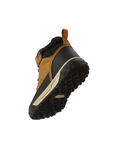 Lee cooper buty sportowe trzewiki brązowe za kostkę ocieplane na rzep