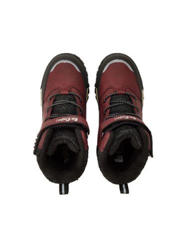 Lee cooper buty sportowe trzewiki burgundowe za kostkę ocieplane