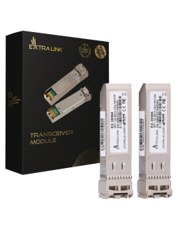 Extralink sfp+ 10g 2-pack | moduł sfp+ 2