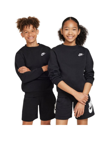 Bluza dla dzieci nike sportswear club fleece czarna fd3006 010 m