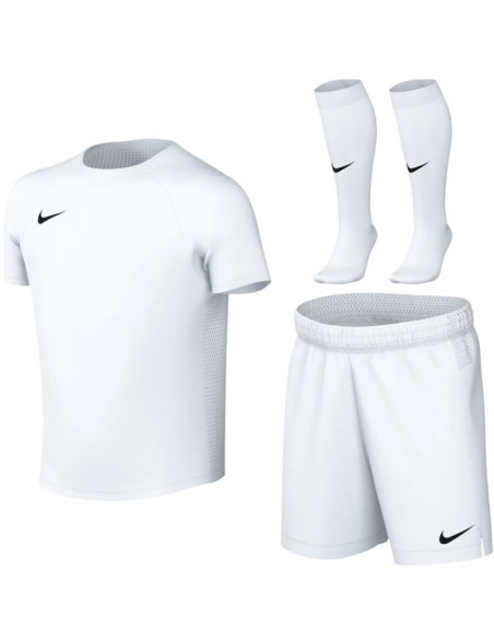 Komplet sportowy dla małych dzieci nike dri-fit park viii biały hv8260 100 s
