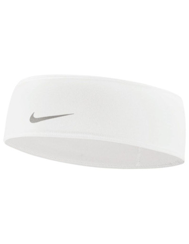 Opaska na głowę nike dri-fit swoosh 2.0 biała n1003447197os