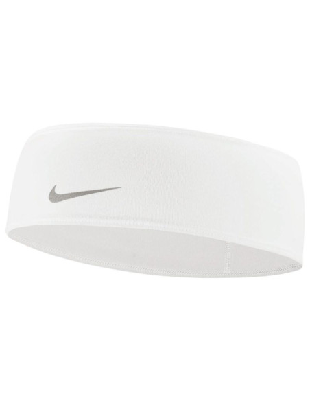 Opaska na głowę nike dri-fit swoosh 2.0 biała n1003447197os