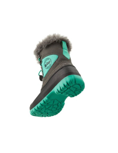 Lee cooper buty zimowe dziecięce śniegowce turkusowe ocieplane