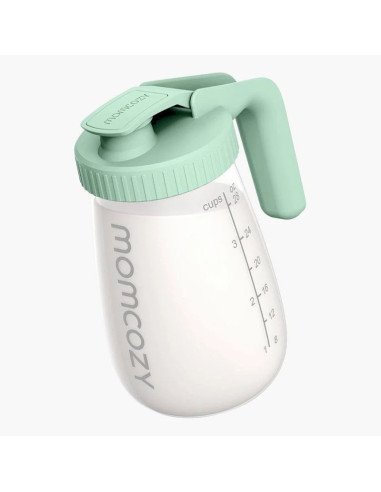 Momcozy gp01 zielony | pojemnik do przechowywania mleka matki 950ml.