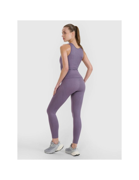 Legginsy treningowe bezszwowe damskie 4f | anna lewandowska 4f 4falsss25tftif383-51s