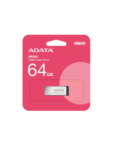 Adata ur350 pamięć usb 64 gb usb typu-a 3.2 gen 1 (3.1 gen 1) czarny
