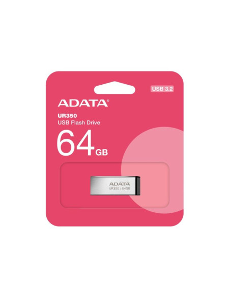 Adata ur350 pamięć usb 64 gb usb typu-a 3.2 gen 1 (3.1 gen 1) czarny