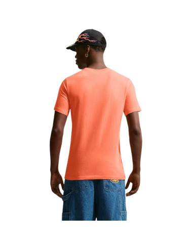 Koszulka męska nike nsw tee icon futura pomarańczowa ar5004 835