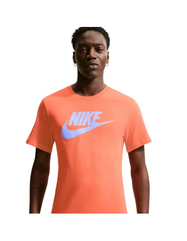 Koszulka męska nike nsw tee icon futura pomarańczowa ar5004 835