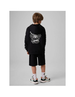 Bluza dresowa loose z kapturem chłopięca 4f 4fjrss26tswsm3052-20s 2