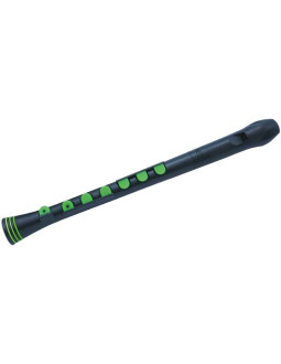 Nuvo recorder + czarno-zielony - flet prosty sopranowy