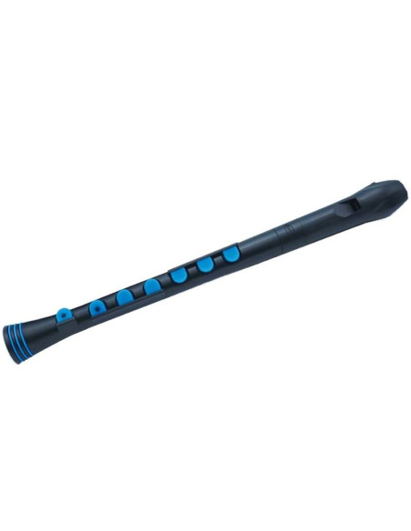 Nuvo recorder + czarno-niebieski - flet prosty sopranowy