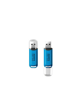 Adata ac906-32g-rwb pamięć usb 32 gb usb typu-a 2.0 niebieski, przezroczysty 2